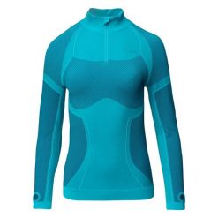 Koszulka Termoaktywna Damska Acti. Niebieskie koszulki damskie ELBRUS, bez wzorów, bez kołnierzyka, bez ramiączek. Za 165.99 zł.