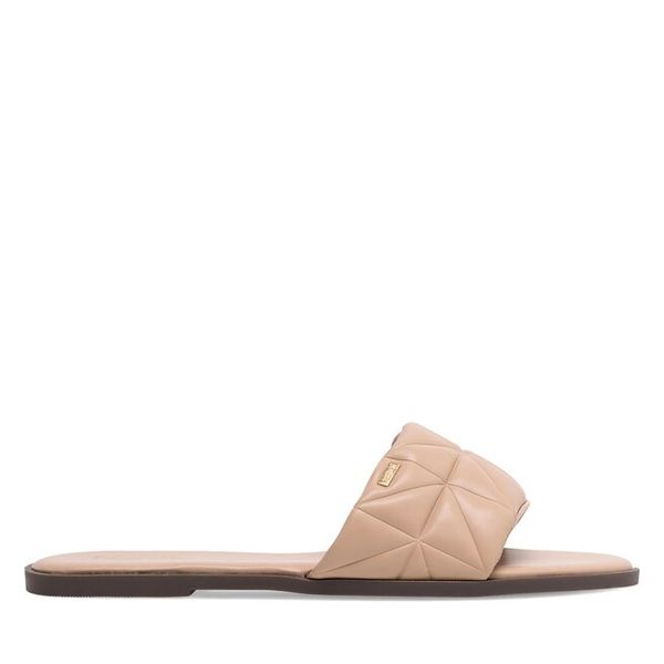 Klapki MEXX. Brązowe klapki damskie Mexx, bez wzorów, bez obcasa, bez zapięcia. Za 59.99 zł.