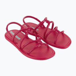 Sandały damskie Ipanema Meu Sol Azul. Brązowe sandały damskie Ipanema, bez wzorów, z gumy, bez obcasa, bez zapięcia. Za 65.00 zł.