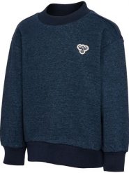 Hummel Bluza hmlMINI LOOSE DNM CREWNECK BEE z bawełny organicznej – DRESS BLUES. Niebieskie bluzy damskie Hummel, z aplikacjami, z bawełny, bez kaptura. Za 157.00 zł.
