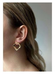 Heliophilia Kolczyki-wkrętki rozmiar: onesize. Żółte kolczyki damskie Heliophilia, z mosiądzu. Za 86.99 zł.