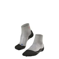 Skarpetki damskie Falke TK2 Short Cool. Szare skarpetki damskie Falke, bez wzorów, z elastanu. Za 155.50 zł.