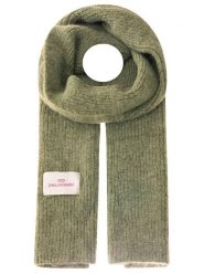 Zwillingsherz Szal w kolorze zielonym z dodatkiem wełny - 200 x 30 cm rozmiar: onesize. Zielone szaliki damskie Zwillingsherz, bez wzorów, z materiału. Za 145.26 zł.