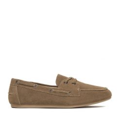 Mokasyny Badura. Brązowe mokasyny damskie Badura, bez obcasa. Za 249.99 zł.