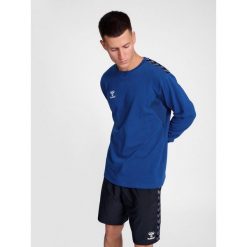 Bluza Hummel Authentic. Niebieskie bluzy damskie Hummel, bez wzorów, bez kaptura. Za 217.50 zł.