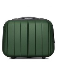 BlueStar Kosmetyczka "Napoli" w kolorze zielonym - 30 x 23 x 16 cm rozmiar: onesize. Zielone kosmetyczki damskie Bluestar, bez wzorów, z materiału. Za 60.99 zł.