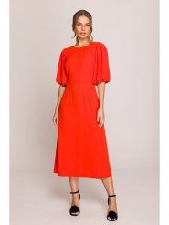 Stylove Sukienka w kolorze czerwonym rozmiar: S. Czerwone sukienki damskie Stylove, bez wzorów, bez ramiączek. Za 219.60 zł.