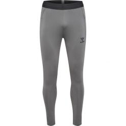Legginsy Hummel Pro. Szare legginsy damskie Hummel, bez wzorów. W wyprzedaży za 213.00 zł.