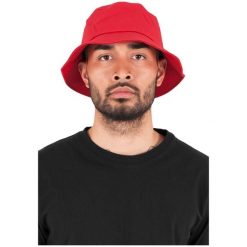 Kapelusz Flexfit cotton twill. Czerwone kapelusze damskie FLEXFIT, bez wzorów. Za 140.00 zł.