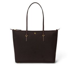Torebka LAUREN RALPH LAUREN. Brązowe torebki klasyczne damskie Lauren Ralph Lauren, bez dodatków. Za 639.99 zł.