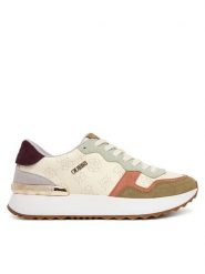 Guess Sneakersy FLPVN5 FAM12 Écru. Obuwie sportowe damskie Guess, ze skóry, bez zapięcia. Za 559.99 zł.