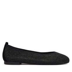 Baleriny Caprice. Czarne balerinki damskie Caprice, bez wzorów. Za 299.99 zł.