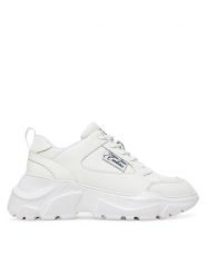 Versace Jeans Couture Sneakersy 79VA3SC2 ZPB23 003 Biały. Białe obuwie sportowe damskie Versace Jeans Couture, z jeansu, bez zapięcia. Za 579.99 zł.