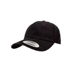 Czapka Flexfit low profile corduroy dad. Czarne czapki z daszkiem damskie FLEXFIT, bez wzorów. Za 149.00 zł.