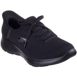 Adidasy Skechers Summits-new Daily, Kobiety. Czarne obuwie sportowe damskie Skechers, bez zapięcia, trekkingowe. Za 329.99 zł.