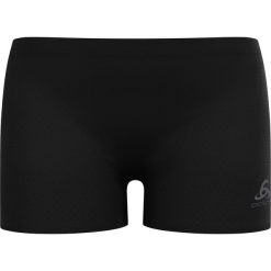 Bokserki damskie ODLO Merino PW 140 Seamless Sports Underwear Boxersczarne. Czarne bokserki damskie ODLO, bez wzorów, z materiału. Za 309.30 zł.