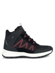 Geox Sneakersy D Braies B Abx D36BEA 011EK C9999 Czarny. Czarne obuwie sportowe damskie Geox, z materiału, bez zapięcia. W wyprzedaży za 309.99 zł.