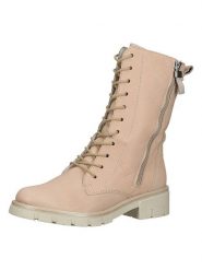 Ara Shoes Skórzane botki w kolorze beżowym rozmiar: 42. Brązowe botki damskie Ara Shoes, z materiału, bez obcasa, bez zapięcia. Za 250.35 zł.