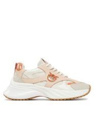 PINKO Sneakersy Ariel 15 SS0067E023 Beżowy. Brązowe obuwie sportowe damskie Pinko, z materiału, bez zapięcia. Za 1,239.00 zł.