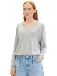 Tom Tailor Sweter w kolorze szarym rozmiar: XXL. Szare swetry klasyczne damskie Tom Tailor, xxl, bez kołnierzyka. Za 43.88 zł.