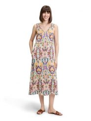 Vera Mont Sukienka w kolorze żółto-błękitnym rozmiar: 36. Niebieskie sukienki damskie Vera Mont, bez wzorów, bez ramiączek. Za 217.99 zł.