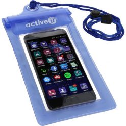 Saszetka na smartfon Activeu szczelna. Niebieskie nerki i saszetki damskie ACTIVEU, bez wzorów. Za 35.00 zł.