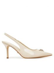 Guess Szpilki FLJNAS PAF05 Beżowy. Brązowe szpilki damskie Guess, z aplikacjami, ze skóry, bez obcasa, na szpilce, bez zapięcia. Za 379.99 zł.