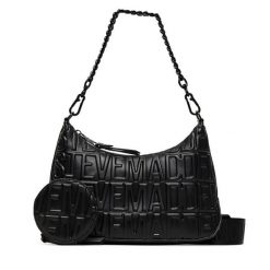 Torebka Steve Madden. Czarne listonoszki damskie Steve Madden, bez wzorów, bez dodatków. Za 449.99 zł.