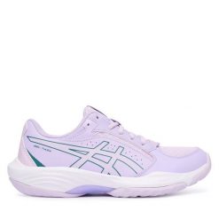 Buty halowe Asics. Fioletowe obuwie sportowe casual damskie Asics. Za 369.99 zł.