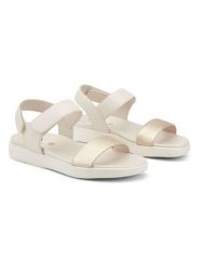 Freyling Sandały w kolorze złoto-beżowym rozmiar: 37. Brązowe sandały damskie Freyling, bez wzorów, z otwartym noskiem, bez obcasa, bez zapięcia. Za 86.99 zł.