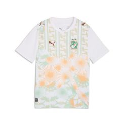 Młodzieżowa koszulka wyjazdowa Wybrzeże Kości Słoniowej 2026 PUMA. Biała bluzki damskie Puma, l, bez wzorów, młodzieżowe, bez kołnierzyka, bez ramiączek. Za 339.00 zł.