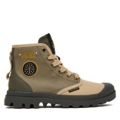 Trapery Palladium. Zielone trapery damskie Palladium, bez zapięcia. Za 449.99 zł.