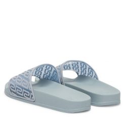 Klapki Liu Jo. Niebieskie klapki damskie Liu Jo, bez wzorów, bez obcasa, bez zapięcia. Za 239.99 zł.