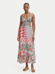 Iconique Sukienka letnia Lidia IC26-095 Kolorowy Regular Fit. Sukienki damskie Iconique, bez wzorów, z syntetyku, bez ramiączek. Za 339.99 zł.