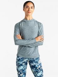 Dare 2b Bluza sportowa "Sprint City" w kolorze błękitnym rozmiar: 36. Niebieskie bluzy damskie Dare 2b, bez wzorów, z materiału, bez kaptura. Za 92.42 zł.