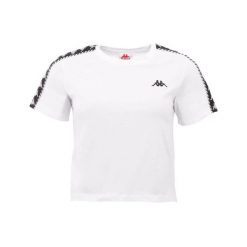 Kappa Inula T-Shirt, damski t-shirt. Białe t-shirty damskie Kappa, s, bez wzorów, z bawełny, bez kołnierzyka. Za 69.99 zł.