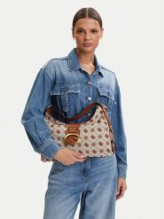 Guess Torebka 181152 Brązowy. Brązowe torebki klasyczne damskie Guess, z materiału, bez dodatków. Za 611.99 zł.