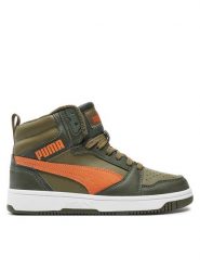 Puma Sneakersy Rebound V6 Mid Wtr Jr 394685 05 Khaki. Brązowe buty sportowe chłopięce Puma, ze skóry, bez zapięcia. Za 249.99 zł.
