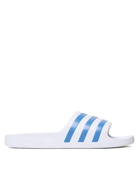 Adidas Klapki Adilette Aqua HP6295 Biały. Białe klapki damskie Adidas, z syntetyku, bez zapięcia. Za 69.99 zł.