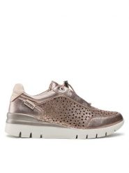 Pikolinos Sneakersy W4R-6584CL Złoty. Żółte obuwie sportowe damskie Pikolinos, ze skóry, bez zapięcia. Za 379.99 zł.