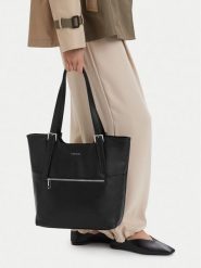 Lasocki Torebka CEO-LSK-L-004-10 Czarny. Czarne shopper bag Lasocki, ze skóry, bez dodatków. Za 199.99 zł.