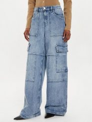 MICHAEL Michael Kors Jeansy MT4905HEB1 Niebieski Wide Leg. Niebieskie jeansy damskie MICHAEL Michael Kors. Za 929.99 zł.