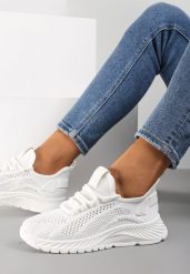 Białe Buty Sportowe Telephica. Białe obuwie sportowe casual damskie Renee, na fitness i siłownię. Za 69.99 zł.