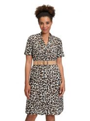 Vera Mont Sukienka w kolorze kremowo-jasnobrązowym rozmiar: 36. Brązowe sukienki damskie Vera Mont, bez wzorów, z bawełny, bez ramiączek. Za 195.99 zł.