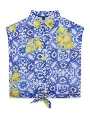 Guess Kids Top 181322 Kolorowy Classic Fit. Koszulki i t-shirty dziewczęce Guess Kids, z aplikacjami, bez kołnierzyka, bez ramiączek. Za 209.99 zł.