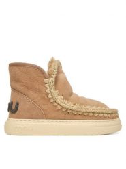 Mou Śniegowce MU.FW411001A Brązowy. Brązowe śniegowce damskie Mou, ze skóry. Za 1,139.00 zł.