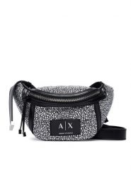 Armani Exchange Nerka XW002655 AF27000 MC009 Czarny. Czarne nerki i saszetki damskie Armani Exchange, bez wzorów, ze skóry. Za 514.99 zł.