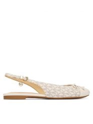 MICHAEL Michael Kors Baleriny Piper 40S6PIFP1B Kremowy. Białe balerinki damskie MICHAEL Michael Kors, bez wzorów, ze skóry. Za 609.99 zł.