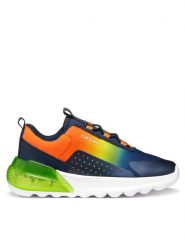 Geox Sneakersy J Activart Illuminus J45LYA 02A9J C0749 M Granatowy. Niebieskie buty sportowe chłopięce Geox, z materiału, bez zapięcia. Za 179.99 zł.