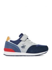 Beverly Hills Polo Club Sneakersy EO-CP23-6386 Granatowy. Niebieskie buty sportowe chłopięce Beverly Hills Polo Club, ze skóry, bez zapięcia. Za 179.99 zł.